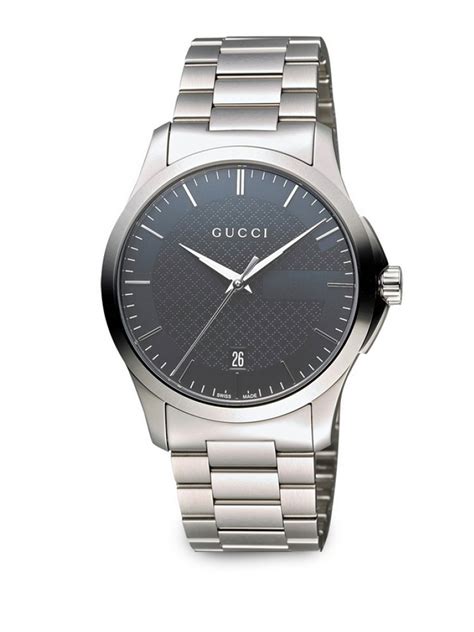 gucci watch mens stainless steel 2007|vintage gucci stainless steel watch.